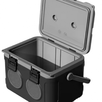 Cooler 21L con parlante Negro-Gris (carga parlante conector tipo C)